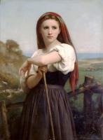 Bouguereau, William-Adolphe - Jeune Bergere( Young Shepherdess)